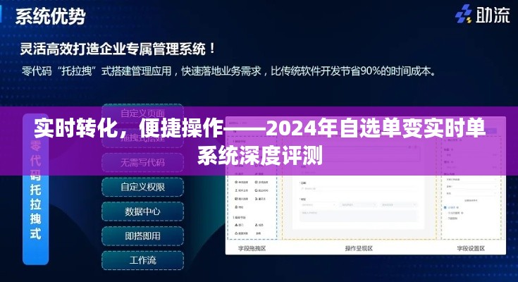 實時轉化與便捷操作，2024自選單變實時單系統深度解析