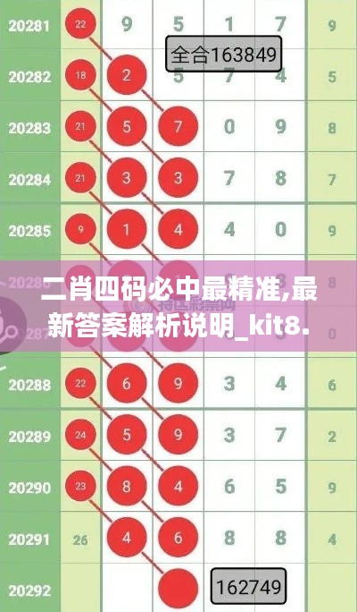 二肖四碼必中最精準,最新答案解析說明_kit8.941