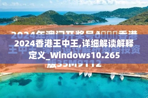 2024香港王中王,詳細解讀解釋定義_Windows10.265