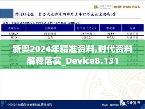 新奧2024年精準資料,時代資料解釋落實_Device8.131
