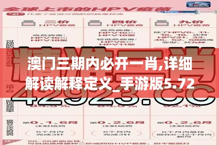澳門三期內(nèi)必開一肖,詳細(xì)解讀解釋定義_手游版5.726
