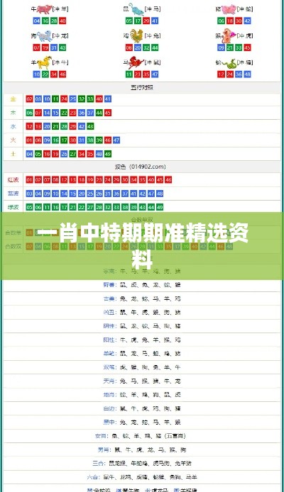 一肖中特期期準精選資料