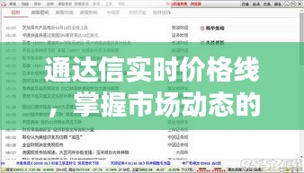 通達信實時價格線，掌握市場動態的秘密武器