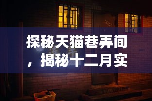 探秘天貓巷弄間，十二月實時消息帶你發現小巷獨特寶藏小店！