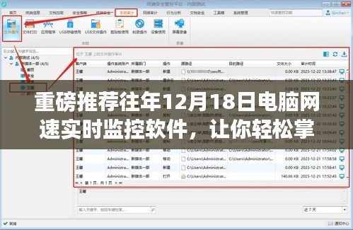 實時掌握網絡動態，重磅推薦電腦網速監控軟件