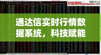 通達信實時行情數據系統，科技助力投資決策，優化投資體驗