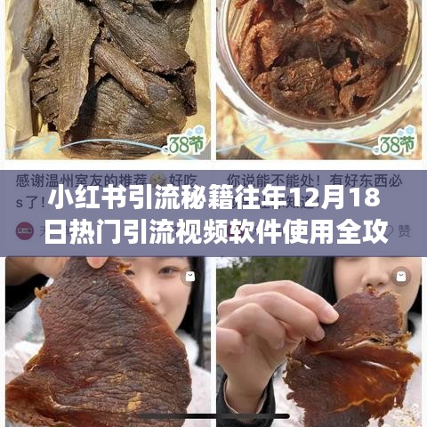 小紅書引流秘籍，往年熱門引流視頻軟件使用攻略，零基礎也能輕松上手！