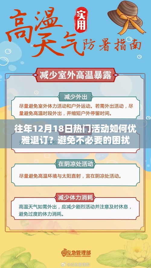 優雅退訂往年熱門活動指南，避免不必要的困擾