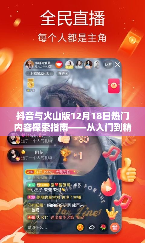 抖音火山版12月18日熱門內(nèi)容探索指南，從新手到精通的全方位指南