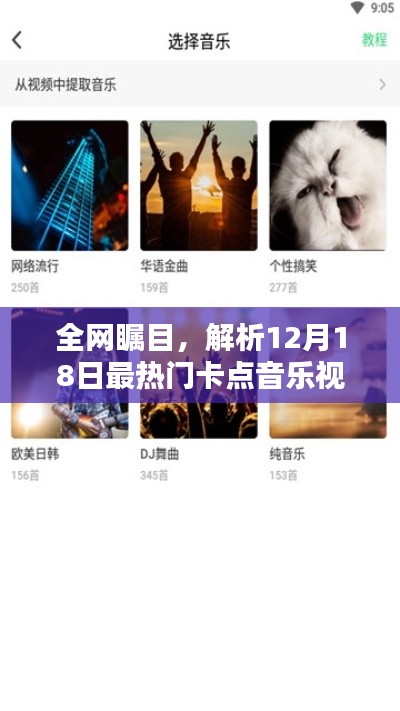 全網聚焦，解析卡點音樂視頻三大要點（12月18日最熱門）