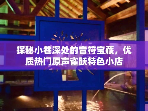 小巷深處的音符寶藏，探尋特色小店的原聲魅力