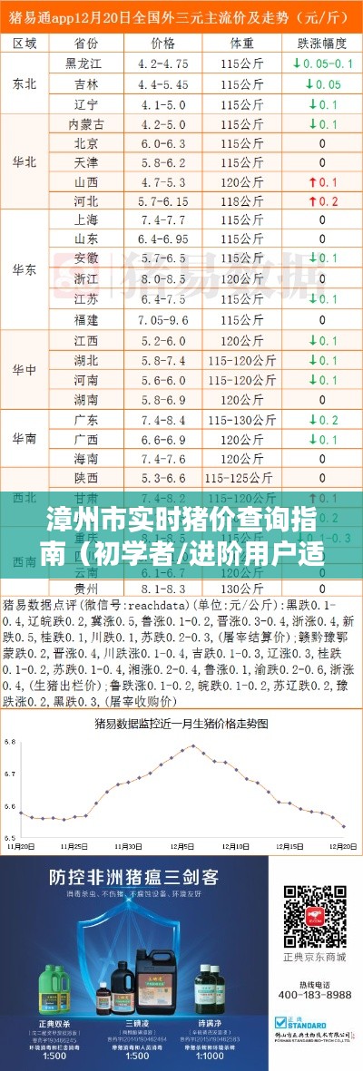 漳州市實時豬價查詢指南，初學者與進階用戶必備指南